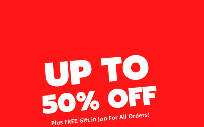 UP TO 50% OFF THIS JANUARY!